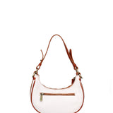 Borsa a Spalla in Vera Pelle Bianco