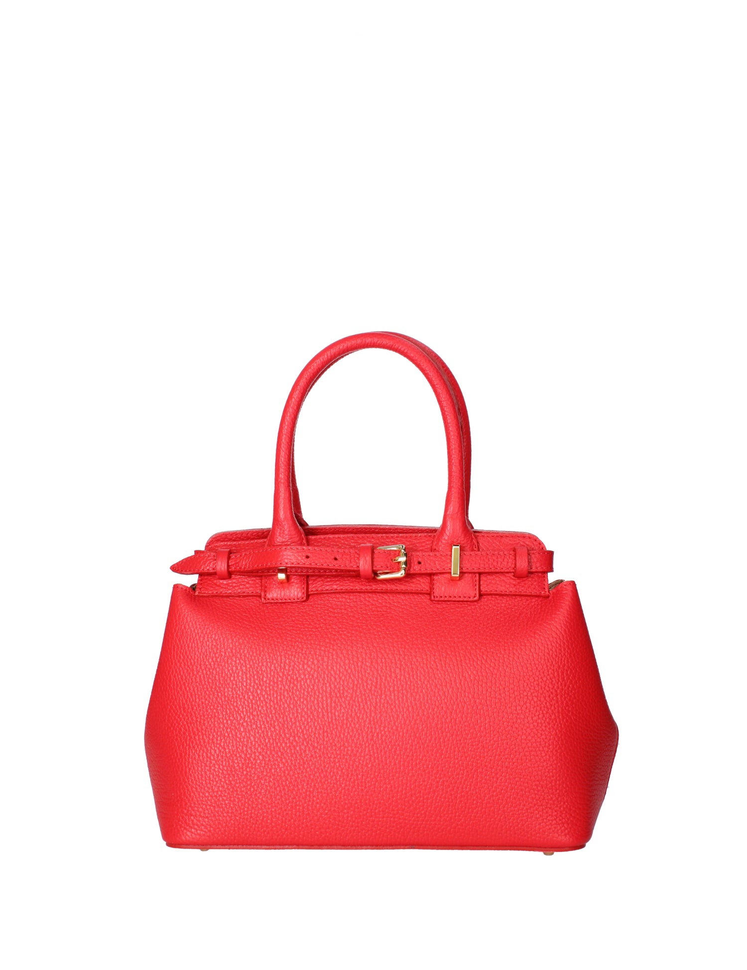 Borsa a mano da donna Vera Pelle 07146-D58 ROSSO FUOCO Viola Castellani