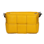 Aida Borsa a mano da donna Vera pelle 04722-D04 GIALLO YELLOW Gave Lux