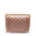 Borsa a mano da donna 100% PVC FLAT ZOE-TERRA + OFF GOLD Marc Ellis