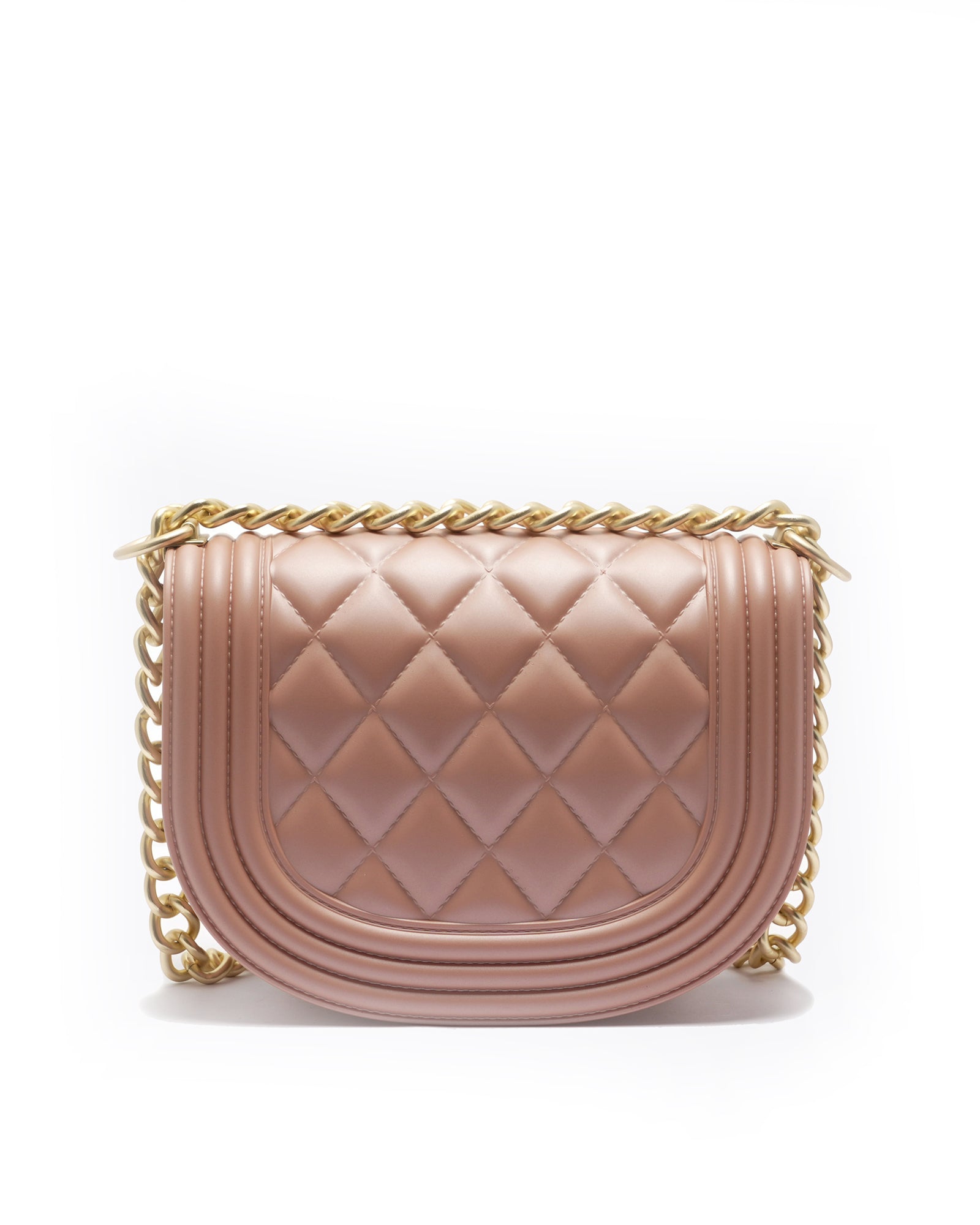 Borsa a mano da donna 100% PVC FLAT ZOE-TERRA + OFF GOLD Marc Ellis