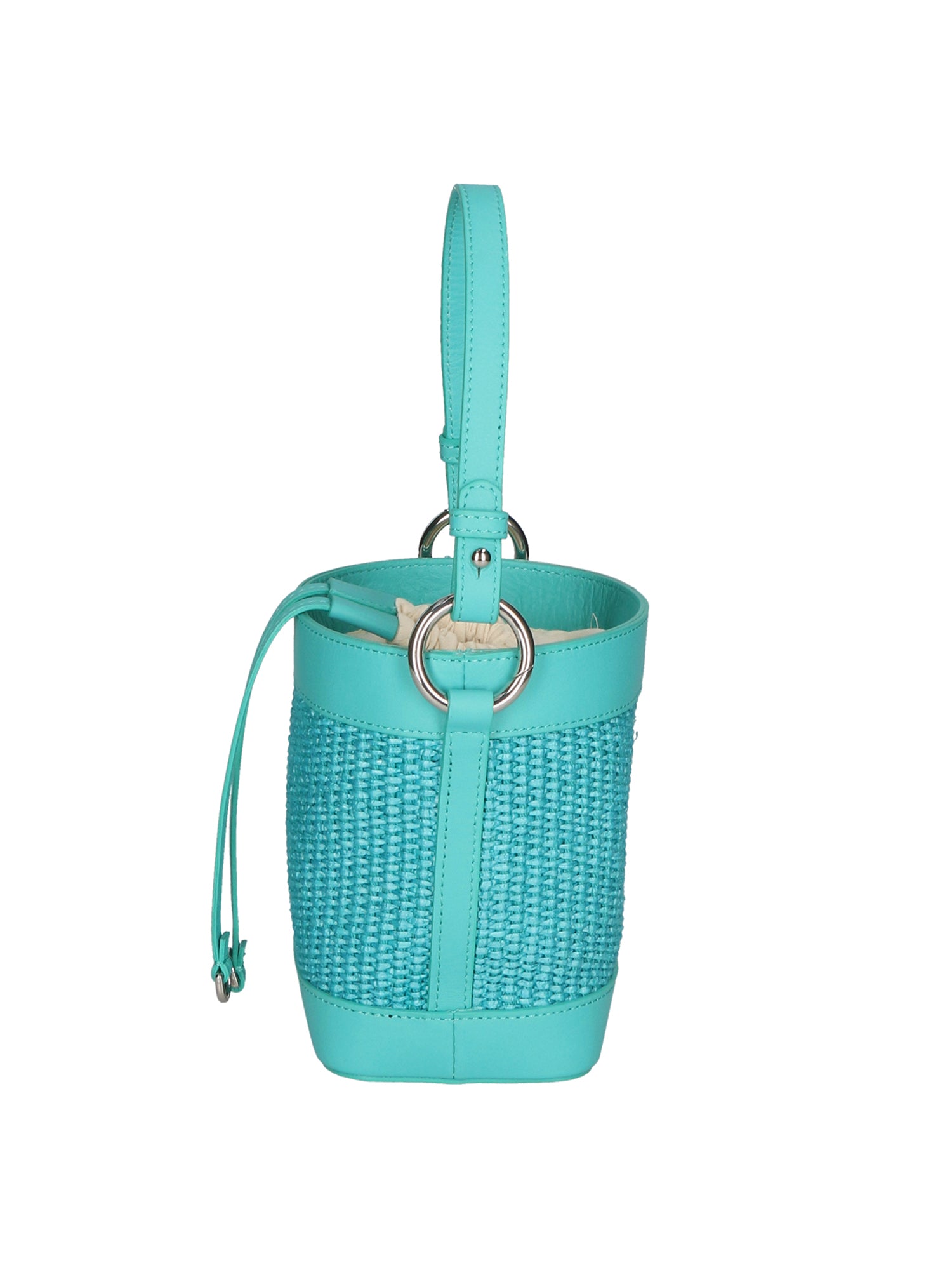 Borsa a secchiello da donna Misto pelle e tessuto MYB-05166-SS-179+S31 TIFFANY My Best Bag