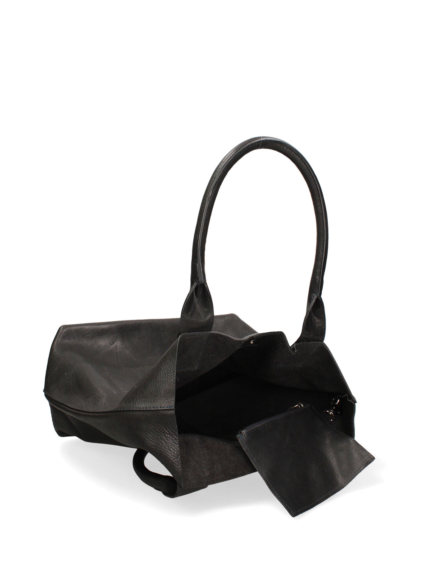 Brunella Borsa a mano da donna 100% pelle 524807-D26 BLU SCURO Gave Lux