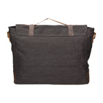 Minerva Borsa a mano unisex Canvas e pelle ZG3011-NERO BLACK Gave Lux