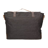 Minerva Borsa a mano unisex Canvas e pelle ZG3011-NERO BLACK Gave Lux