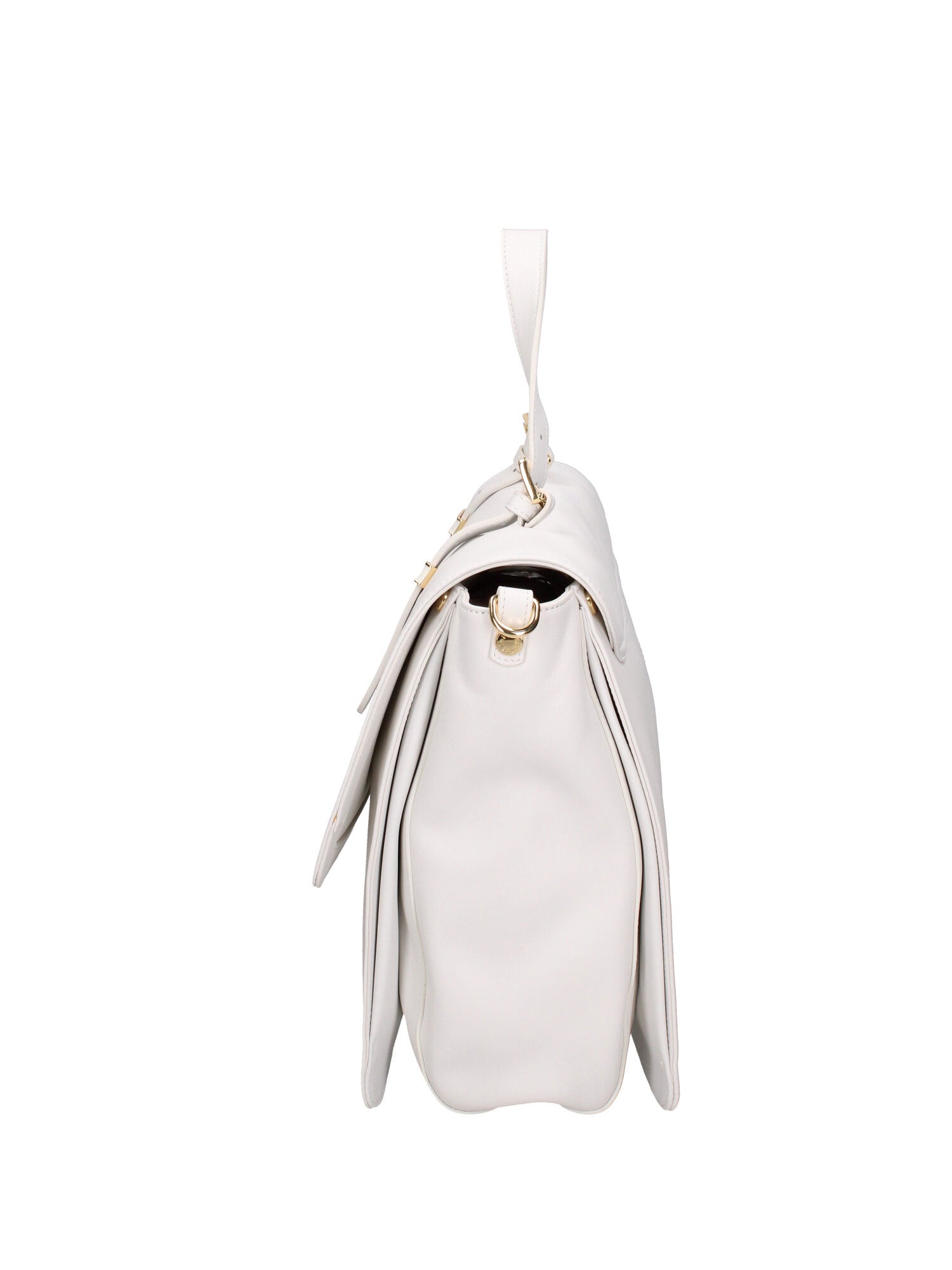 Valoria Prime Borsa a spalla da donna 100% pelle B17213-BIANCO Braccialini