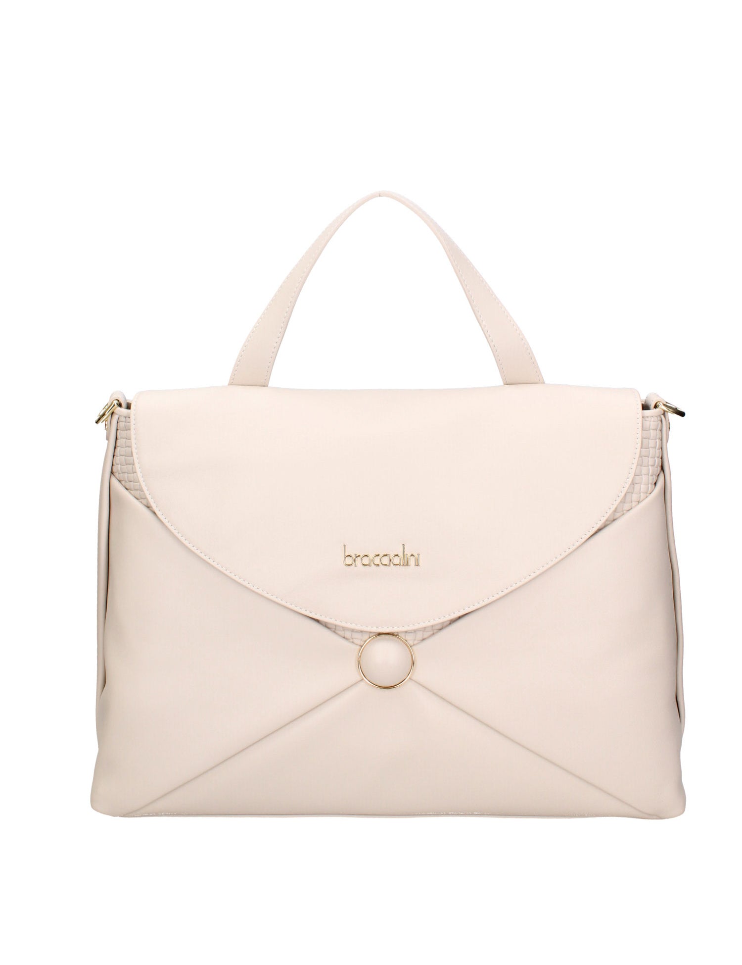 Edera Ultra Borsa a mano da donna 100% pelle B17202-BEIGE Braccialini