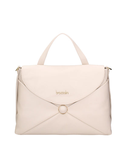 Edera Ultra Borsa a mano da donna 100% pelle B17202-BEIGE