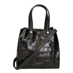 Borsa a mano da donna Pelle Croco Stampata MYB-6027-FW-C28 NERO My Best Bag