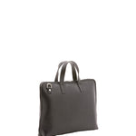 Borsa a mano unisex in vera pelle 100% cotone 4453-NERO Alessia Firenze