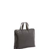 Borsa a mano unisex in vera pelle 100% cotone 4453-NERO Alessia Firenze