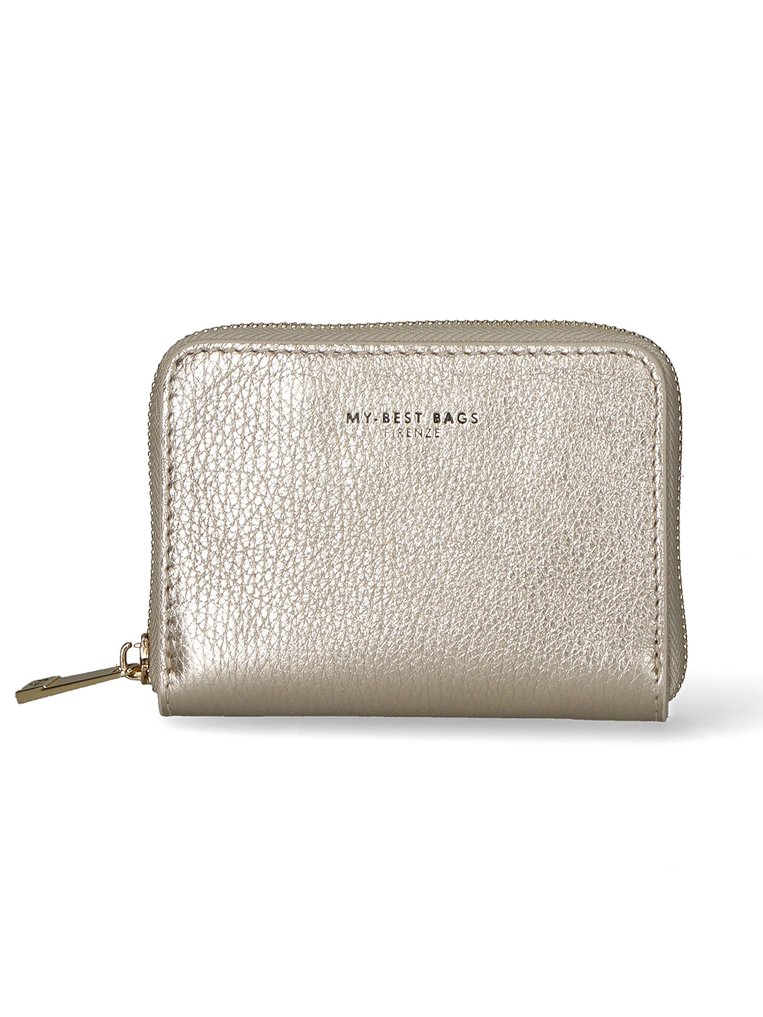 Portafoglio donna in vera pelle 100% pelle MYB-8057-FW-DL5 PLATINO My Best Bag