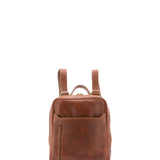 Unisex Backpack In Genuine Leather Made in Italy 27x36x8 cm