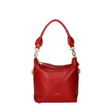 Elowen Elite Borsa a spalla da donna Vera Pelle 03824-10 ROSSO SCURO Chiara Ferretti