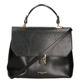 Borsa a mano da donna Vera pelle e stampa serpente MYB-6040-FW-P218 NERO My Best Bag