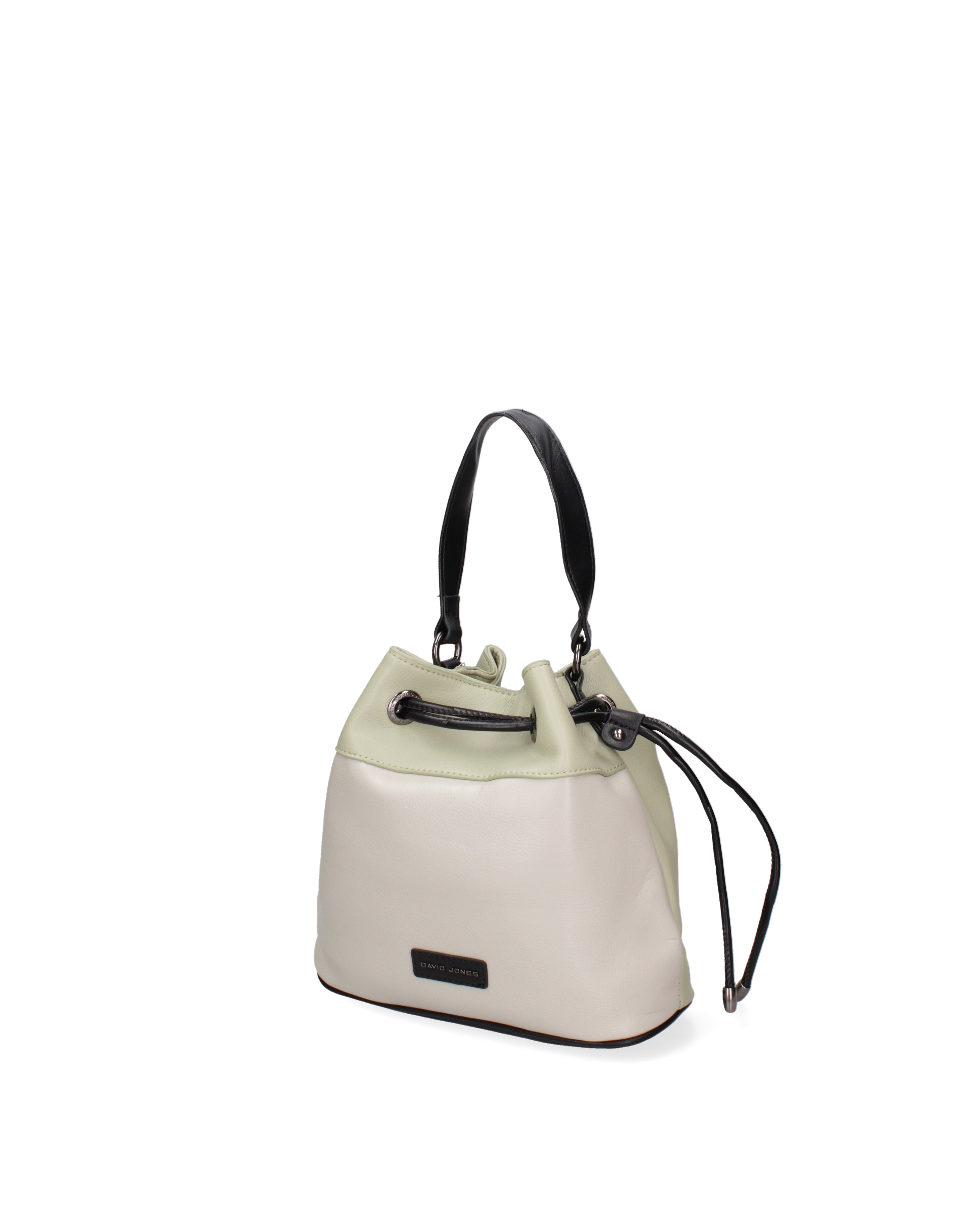 Borsa a secchiello da donna Ecopelle F6714-3-GREY - GREEN David Jones