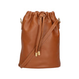 Angela Borsa a sacca da donna Vera pelle 05412-S17 CUOIO SCURO Gave Lux