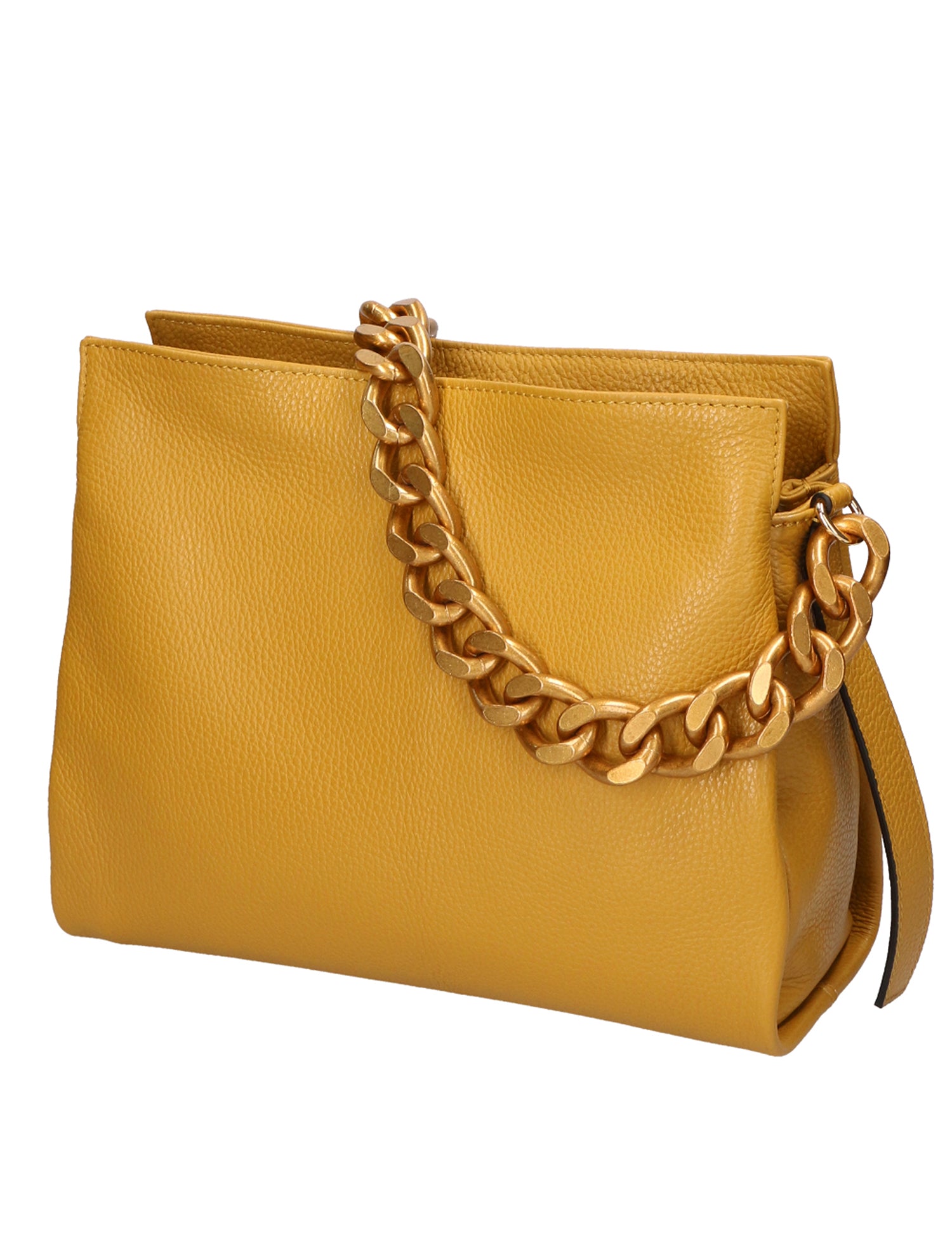 Annalou Borsa a spalla da donna Vera pelle 05417-D36 SENAPE Gave Lux