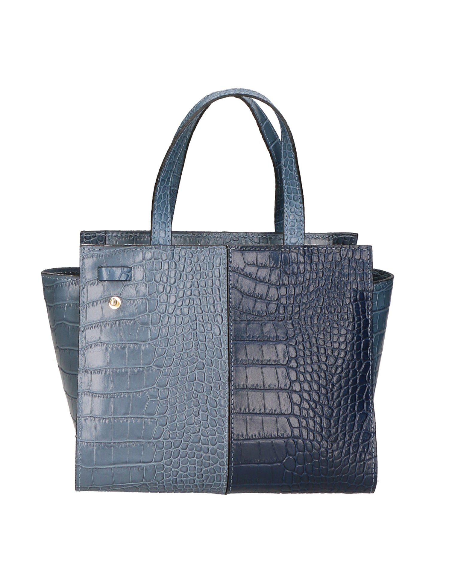 Ariana Borsa a mano da donna Vera pelle stampata cocco 05435-C41 CARTA ZUCCHERO C26 BLU SCURO Gave Lux