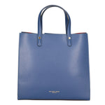 Borsa a mano da donna 100% pelle artigianale MYB-6016-FW-P 634 BLUJEANS My Best Bag