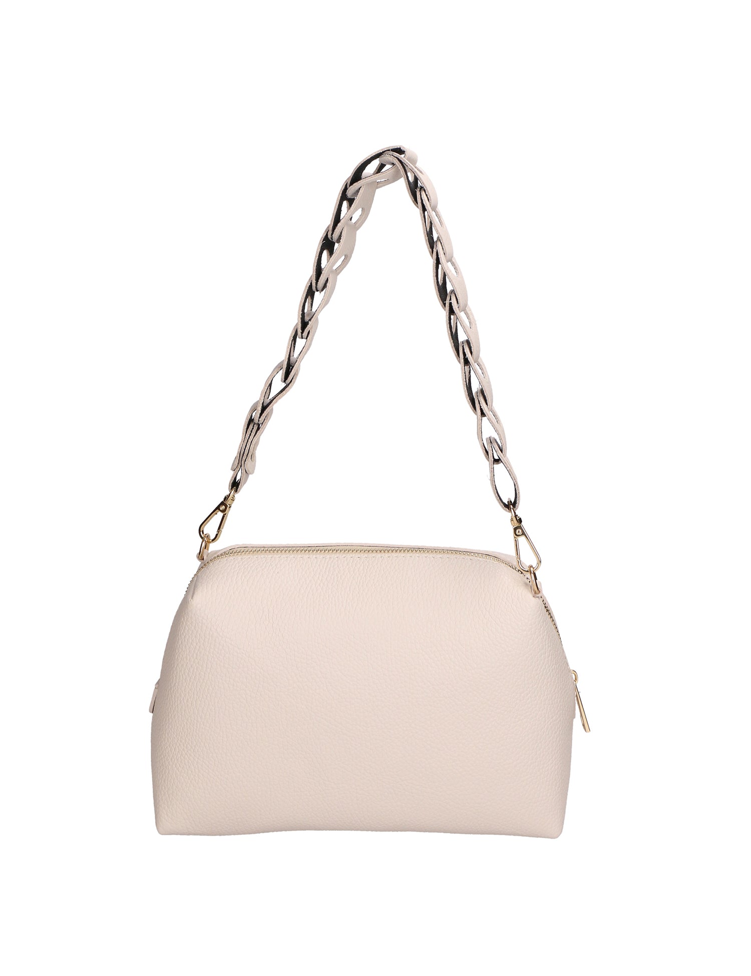 Livia Borsa a spalla da donna Vera pelle 06443-LATTE Gave Lux