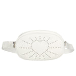 Elysa 189442-BIANCO WHITE Marsupio da donna in vera pelle Gave Lux