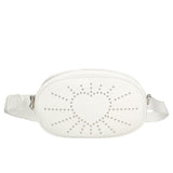 Elysa 189442-BIANCO WHITE Marsupio da donna in vera pelle Gave Lux