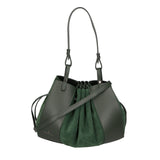 Edera Chic Borsa a mano da donna Vera Pelle 03695-L135 VERDE BOTTIGLIA Chiara Ferretti