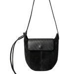 Borsa a Tracolla in Dollaro Leather Nero