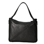 Aura Borsa a spalla da donna Vera pelle stampata lizard 05517-D28 NERO L022 NERO Gave Lux