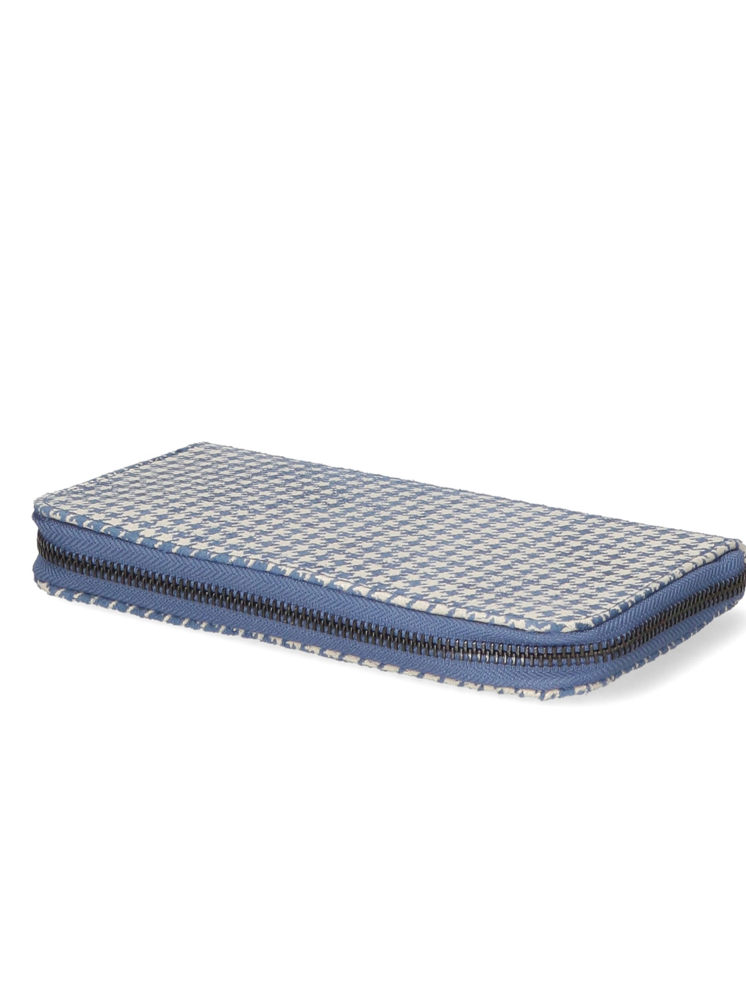 Betty Portafoglio donna in vera pelle Zip 10014-BLU Gave Lux