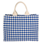 Alicia Borsa a spalla da donna Cotone e pelle 05086-22 BLU ELETTRICO Gave Lux