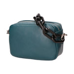 Barbara Borsa a spalla da donna Vera pelle 05706-D33 PETROLIO Gave Lux