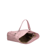 Convertible shoulder bag into a backpack for women in genuine leather Made in Italy 34x21x12 cm