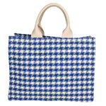 Alicia Borsa a spalla da donna Cotone e pelle 05086-22 BLU ELETTRICO Gave Lux