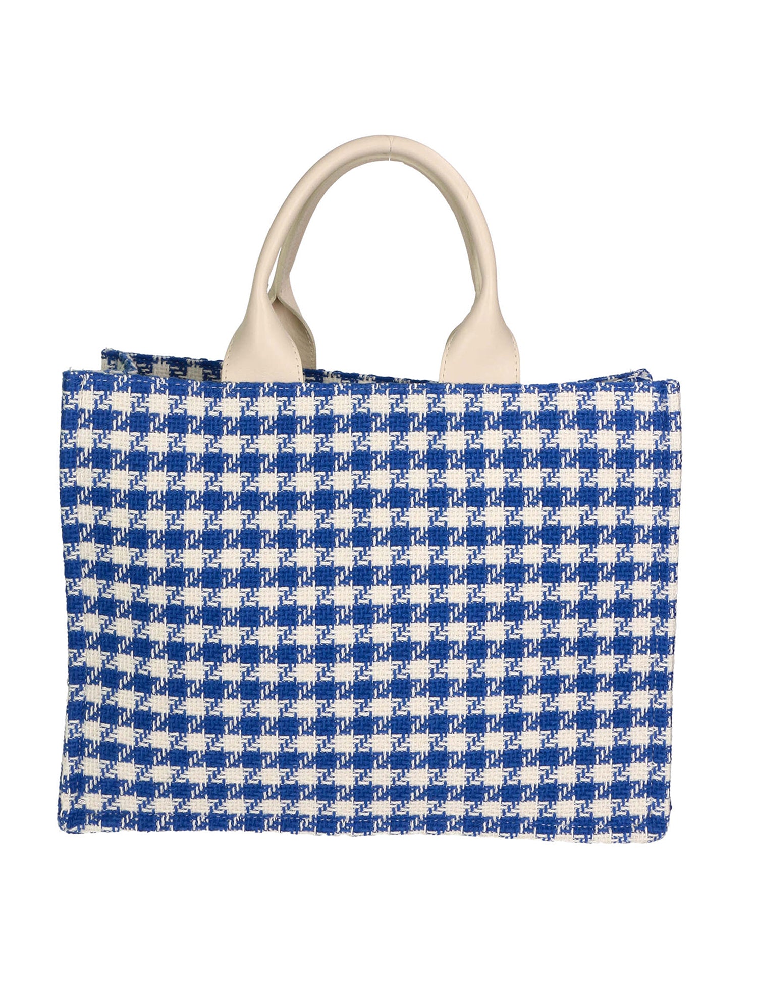 Alicia Borsa a spalla da donna Cotone e pelle 05086-22 BLU ELETTRICO Gave Lux