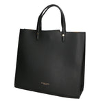 Borsa a mano da donna 100% pelle artigianale MYB-6015-FW-P 636 NERO BLACK My Best Bag