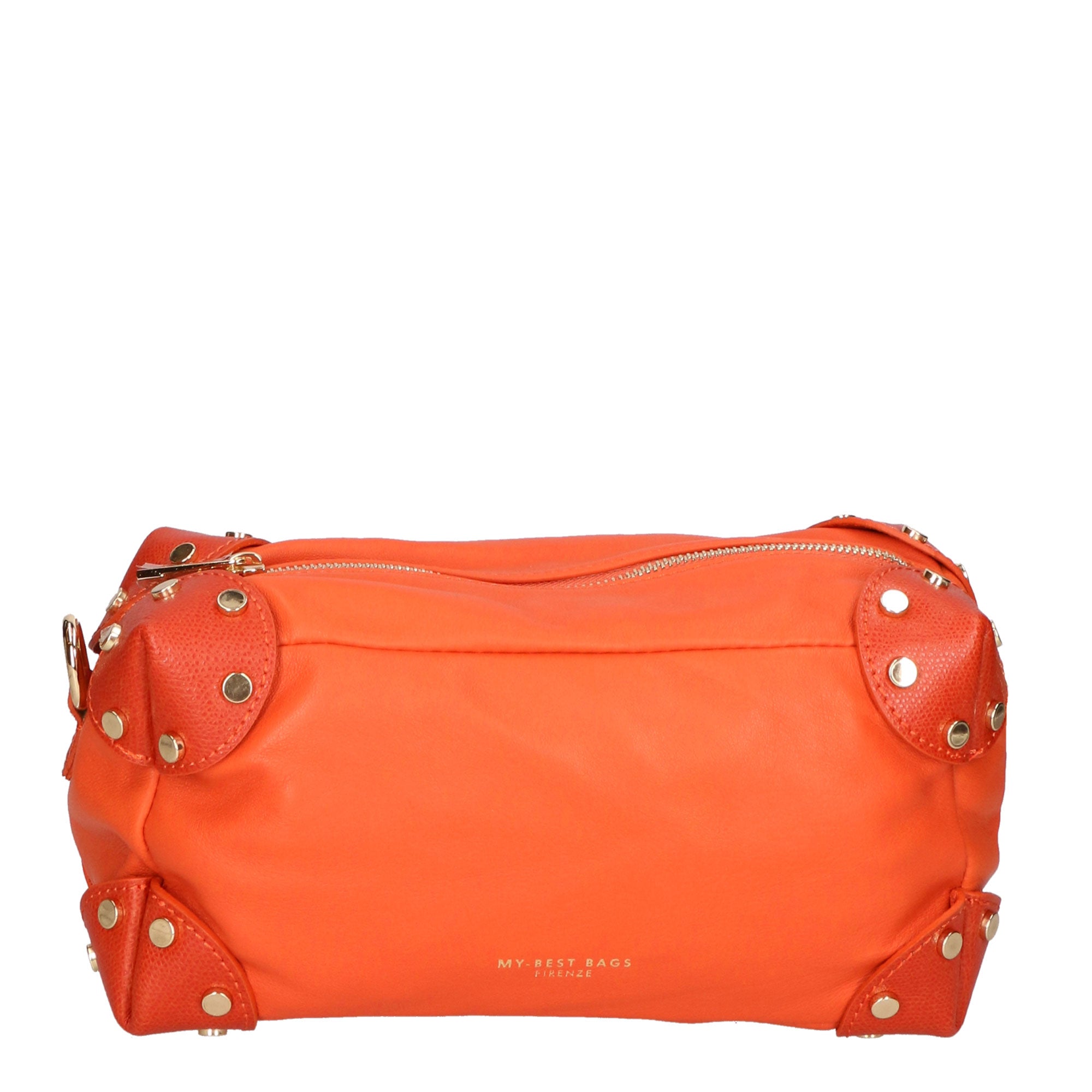 Borsa a tracolla da donna Vera pelle MYB-6011-FW-VERMIGLIO+P620 MATTONE My Best Bag