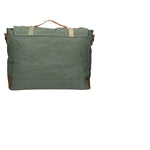 Minerva Borsa a mano unisex Canvas e pelle ZG3011-VERDE GREEN Gave Lux