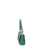 Wally Borsa a spalla da donna Vera pelle 06869-D91 PAVONE Gave Lux