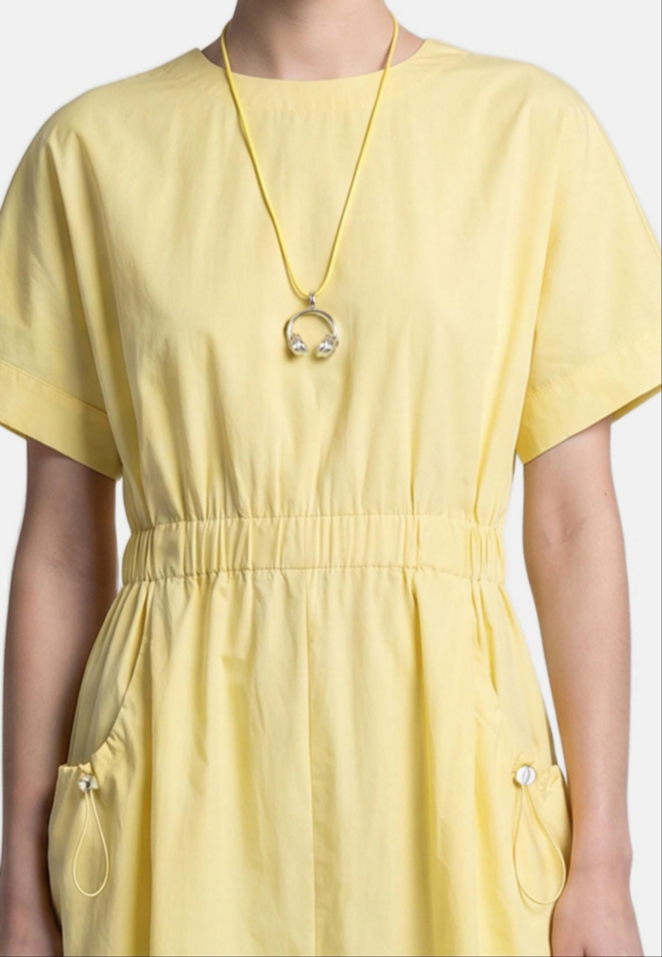 Vestito in Cotone Giallo