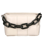 Aida Borsa a mano da donna Vera pelle 04722-D37 LATTE MILK Gave Lux