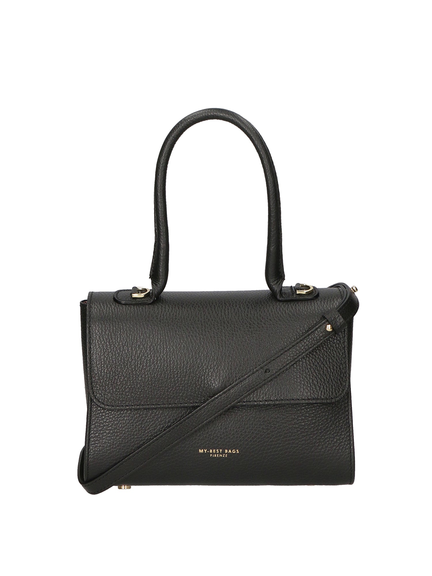 Borsa a mano da donna 100% vera pelle MYB-8030-FW-D28 NERO My Best Bag