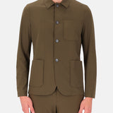 Shirt Jacket Shirt jacket da uomo Textile Prodotto Vegano
