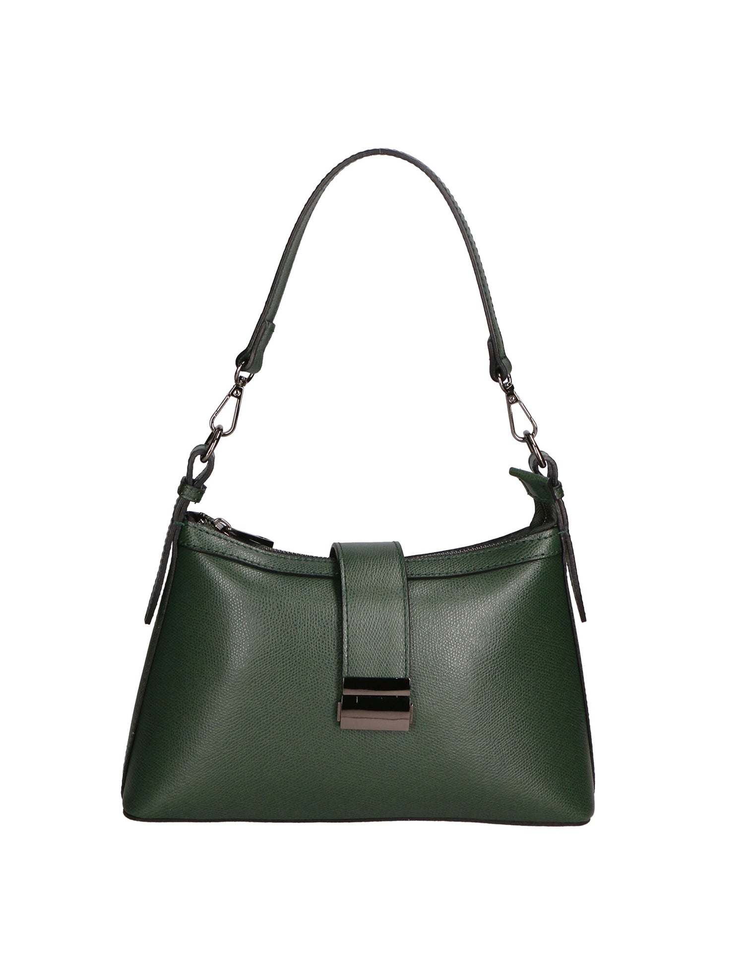 Aurelia Borsa a spalla da donna Vera pelle 05694-PL14 VERDE Gave Lux