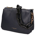 Borsa a spalla da donna Vera pelle italiana MYB-8020-FW-D26 BLU NOTTE My Best Bag