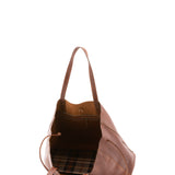 Borsa a mano unisex vera pelle Made in Italy 4611-MARRONE Alessia Firenze