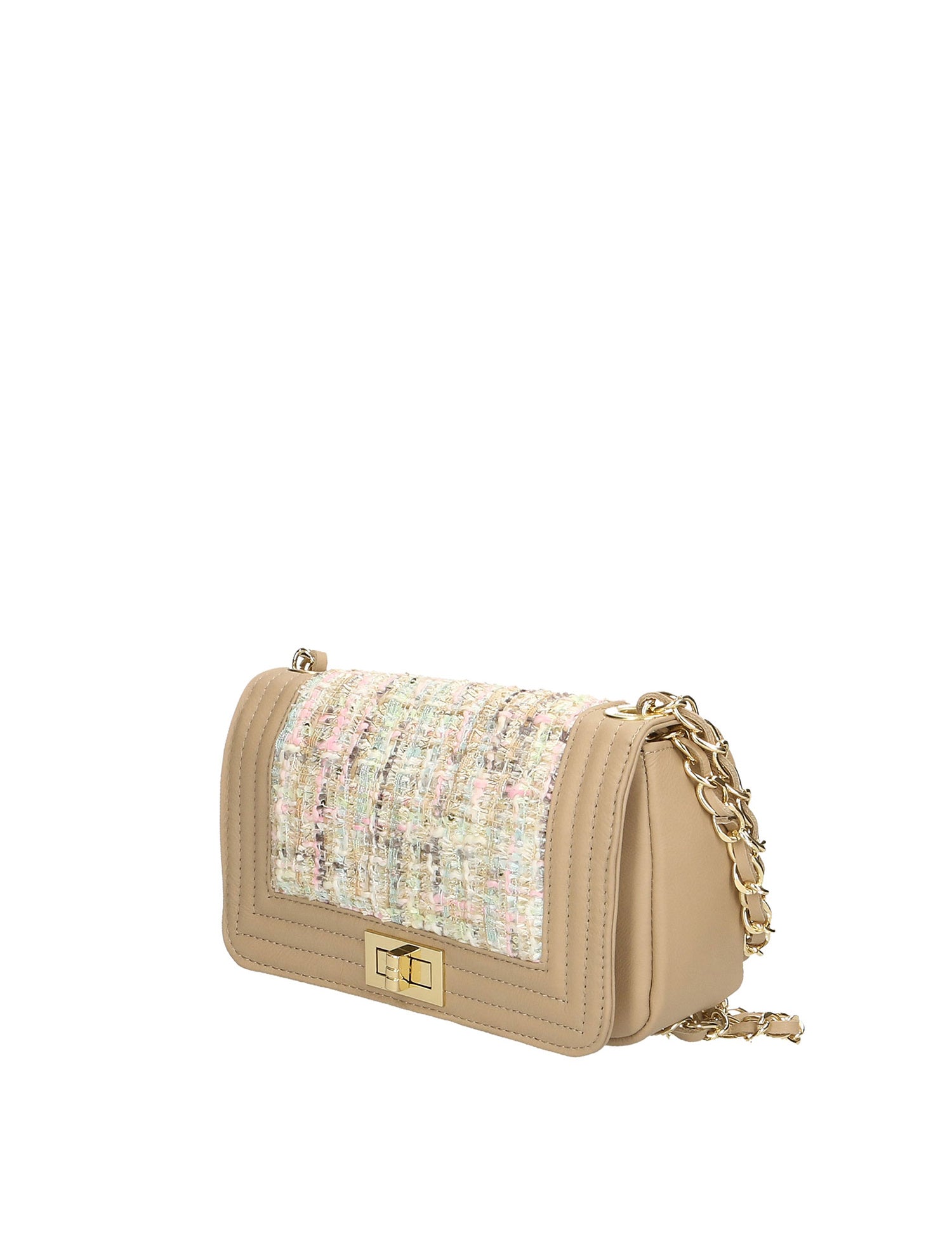 Florelle Borsa a tracolla donna Vera pelle 1511-FANGO Gave Lux