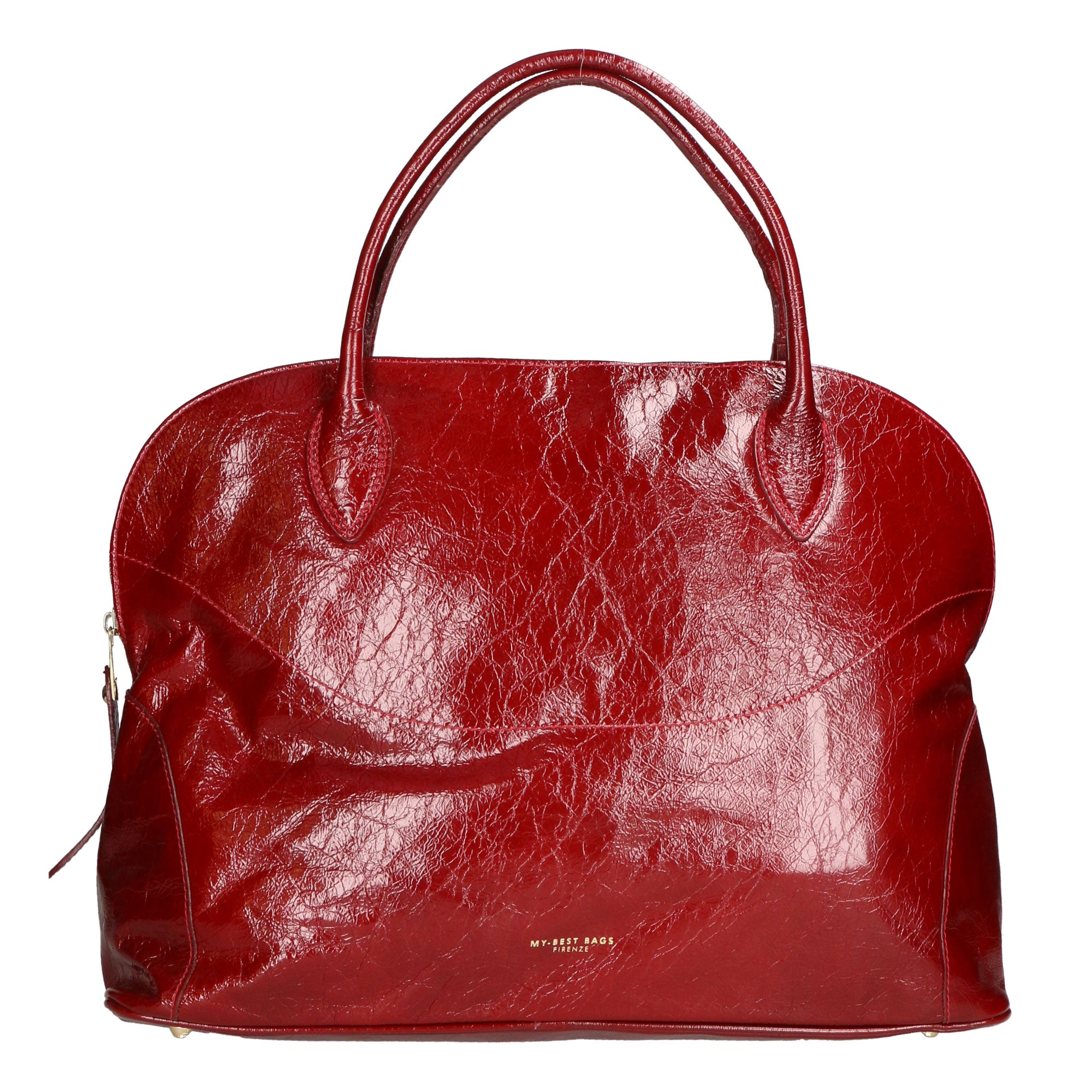 Borsa a mano da donna 100% vera pelle MYB-6013-FW-702 ROSSO My Best Bag