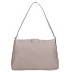 Jasmine Borsa a spalla da donna Vera pelle 06496-S77 GRIGIO PERLA Gave Lux